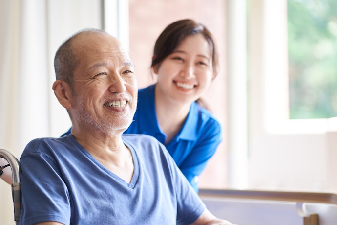 患者さんの笑顔や感謝の言葉に元気づけられる