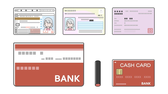 必要なものを用意して申込む