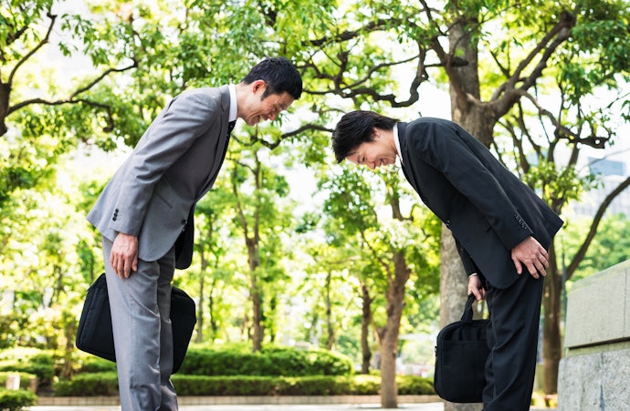 謙虚な姿勢をアピールする