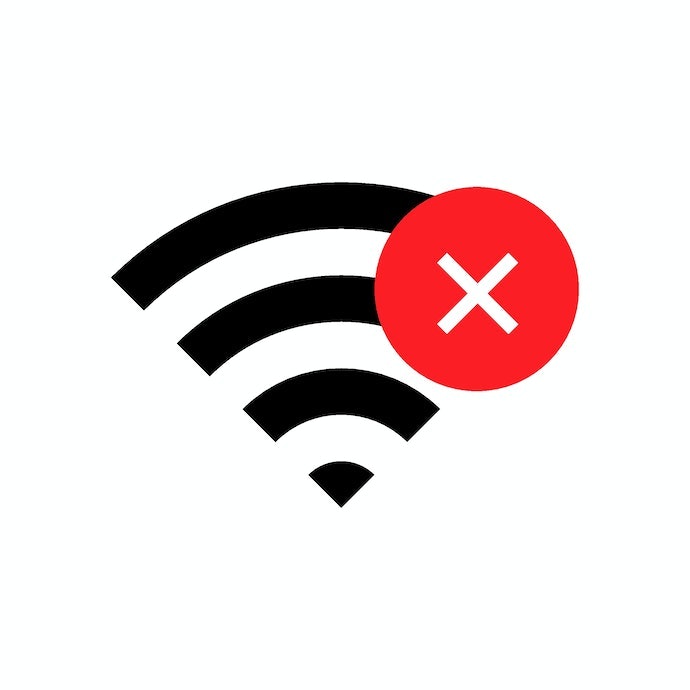×印:Wi-Fiに接続できていない