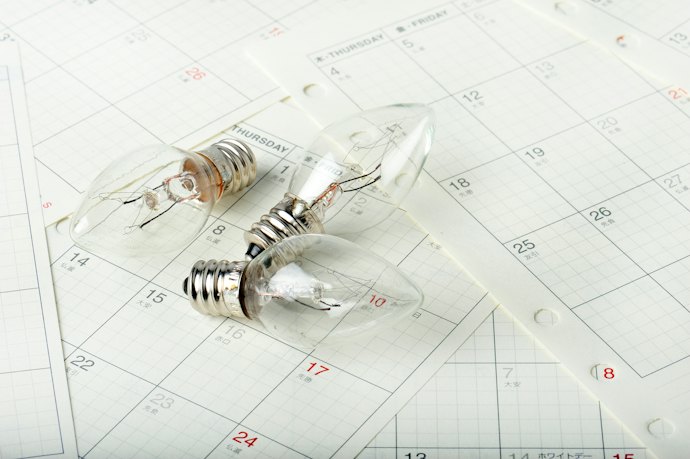 電力会社の切り替えにかかる日数と切り替え日の決まり方