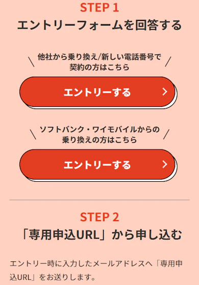 LINEMOトライアルキャンペーンの申し込み方法