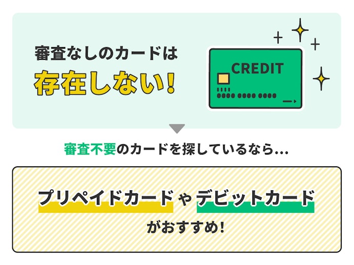 審査なしのクレジットカードはある?