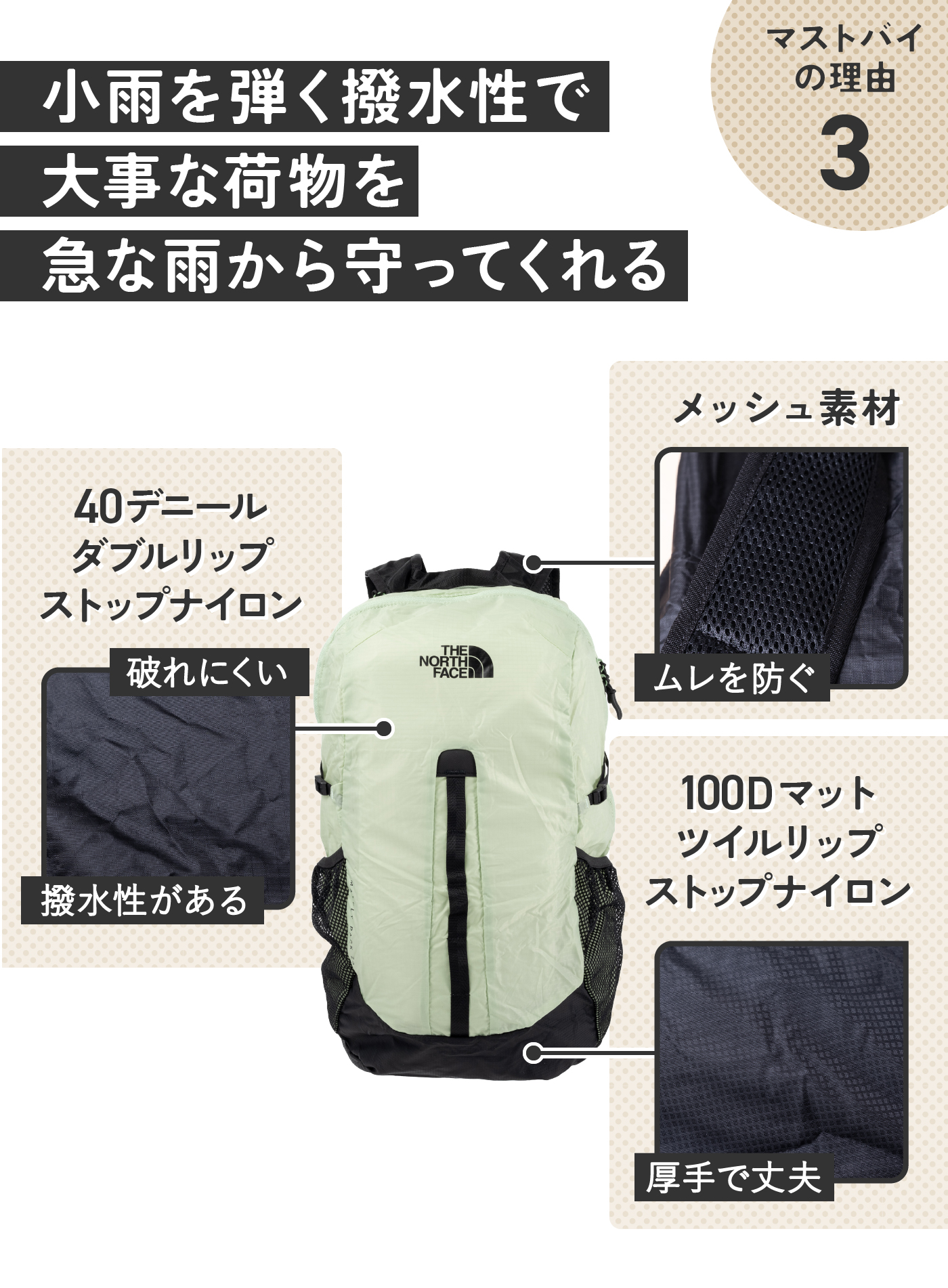 ノースフェイス　軽量　折りたたみ　リュック 秋旅に+1で荷物問題を解決！「ノースフェイス」の折りたたみリュックが