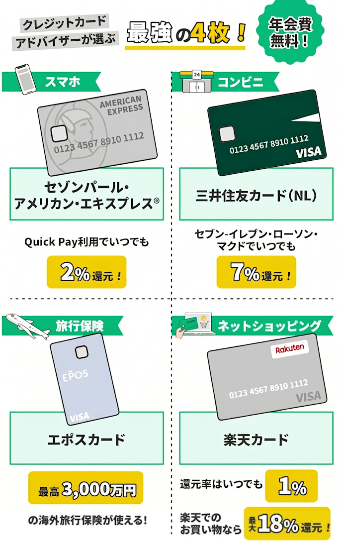 番外編:学生でも作れるおすすめカードはどれ?