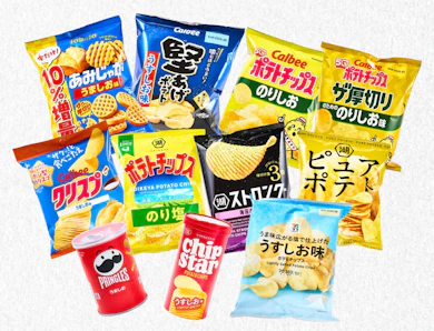 ポテチを集めたぞ!!!