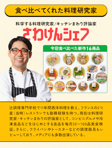 料理研究家がセブン新作16商品を食べ比べてランキング化!