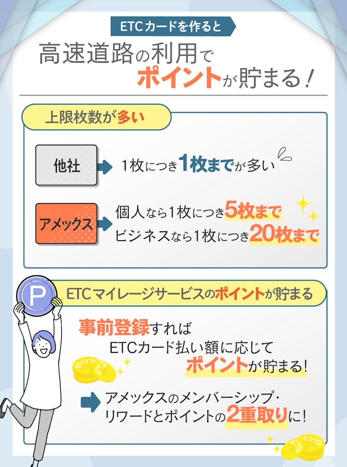 アメックスでETCカードを作るメリット