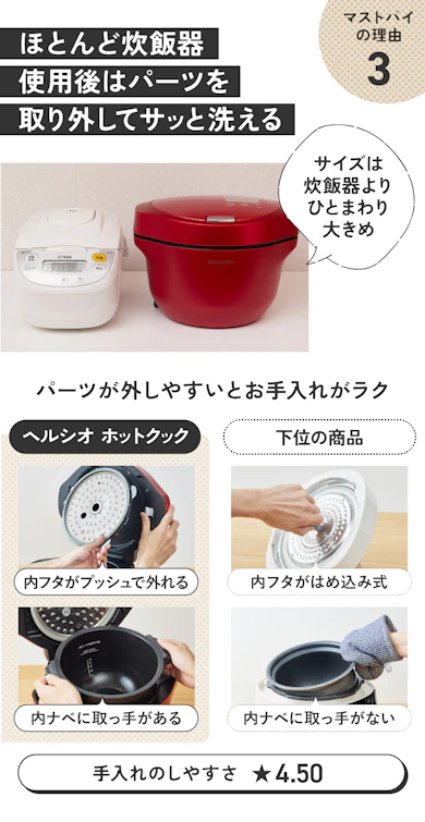 理由③:お手入れがラクだから毎日でも使いたくなる