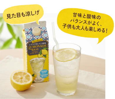【おすすめ商品③】割るだけOKのカルディ大定番!ほろ苦さがまるでお店のレモネード!