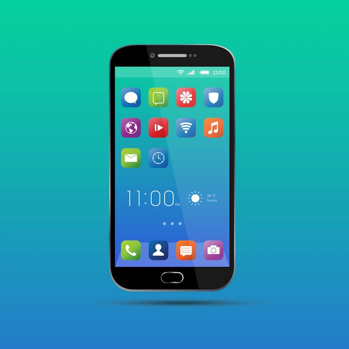 端末の「メッセージ」アプリでSMSを送受信できる