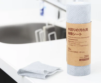 そもそも、無印良品の「水回りの汚れ用 掃除シート」って何?