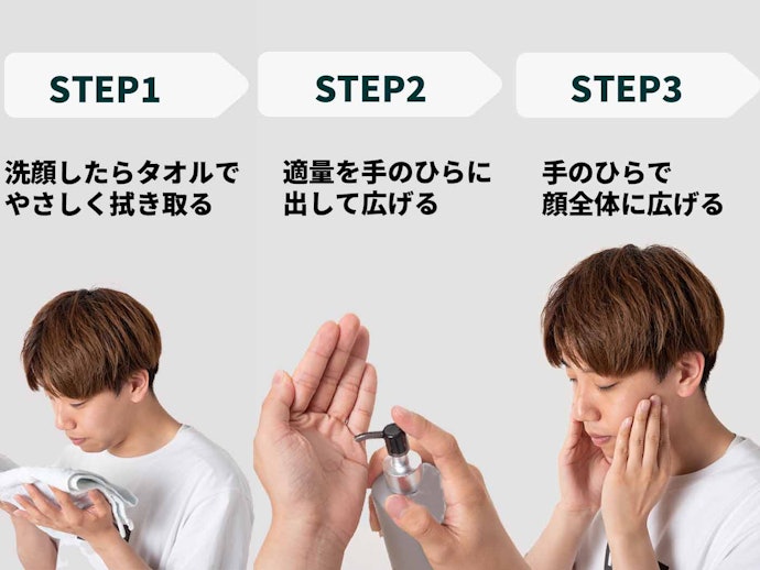 メンズオールインワンの使い方とは?