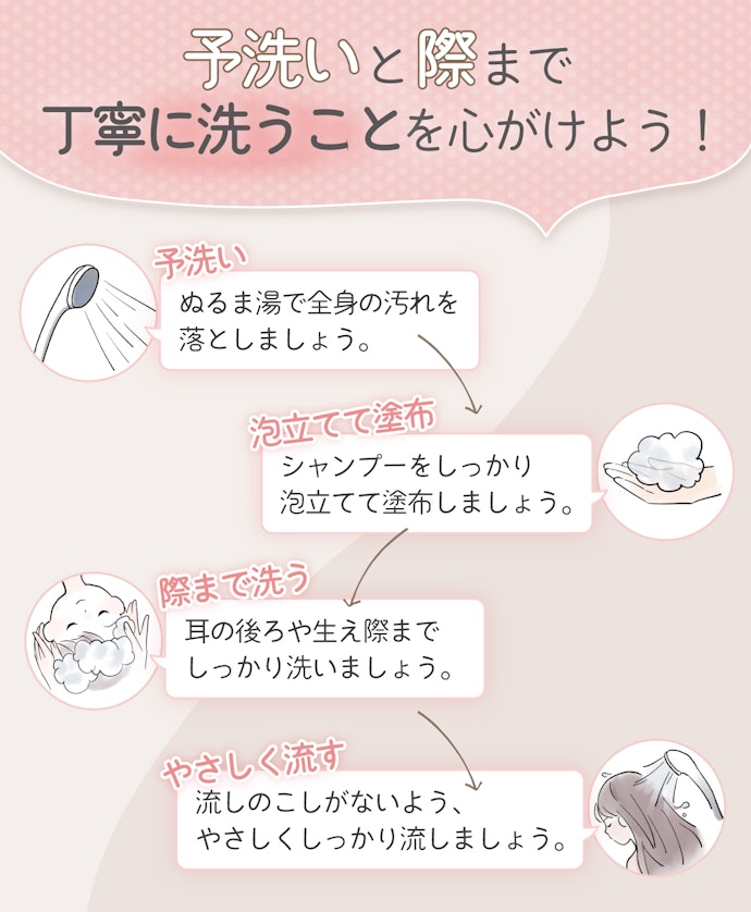 子どもの正しいシャンプー方法は?