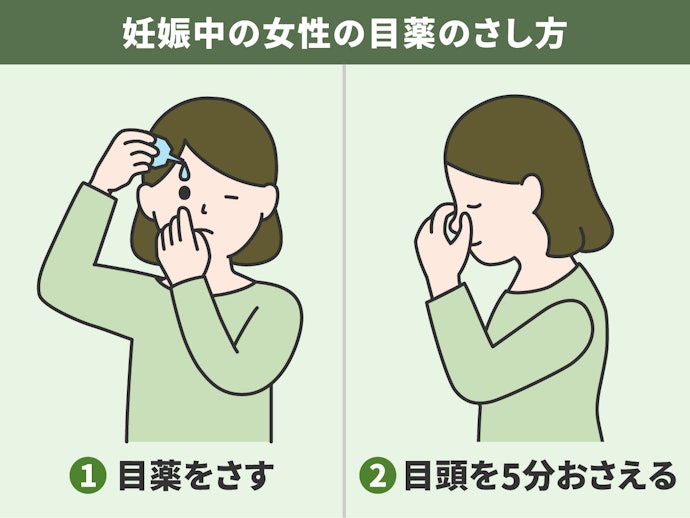 妊産婦や子どもは、花粉・アレルギー用目薬を使う前に医師へ相談を
