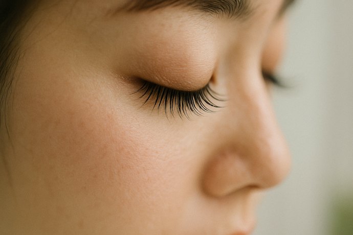 肌や自まつげへの負担はある?