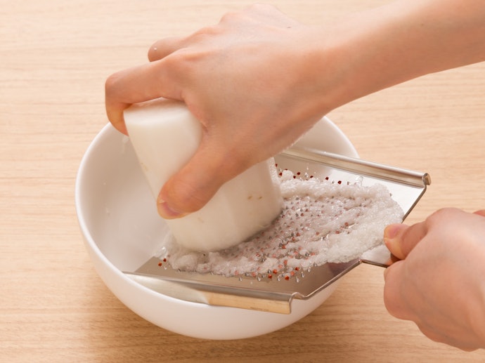 食感を変えるには?おろす方向を変えれば、好みの仕上がりに