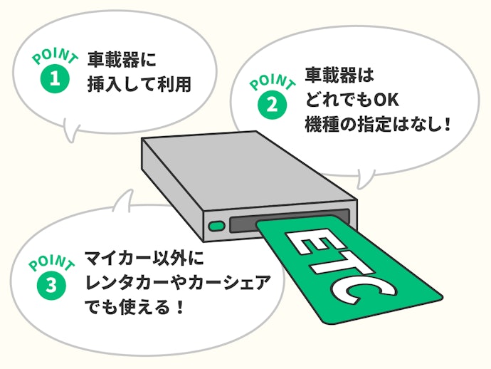 ETCカードは誰の車でも使える?