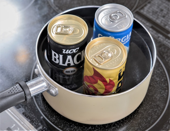 缶コーヒーをそのまま温める方法は?