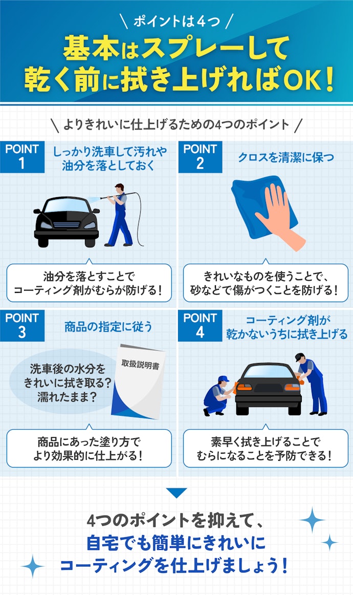 自分できれいに仕上げるにはどうすればよいの?