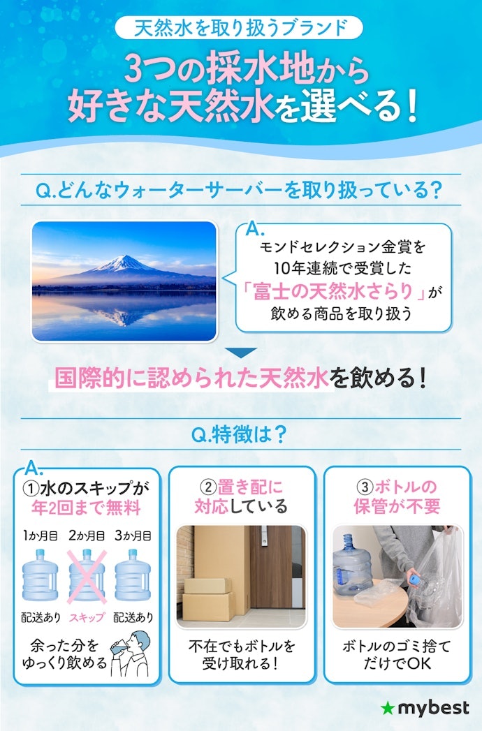 うるのんはどんなウォーターサーバーを取り扱っている?特徴は?