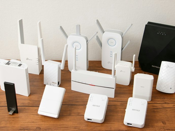 スマホやゲーム機がネットにつながりにくい場合は、Wi-Fi中継機の利用がおすすめ