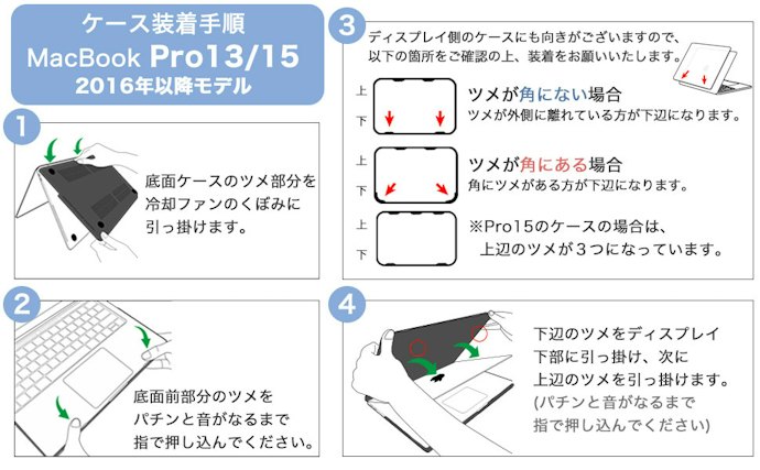 どれもほぼ同じ!カバーケースの取りつけ方と外し方は?