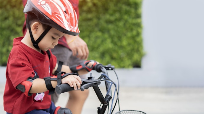 キックバイクで遊ぶときの注意点