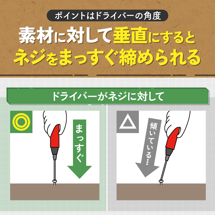 小型電動ドライバーを使うときの注意点は?ポイントはある?