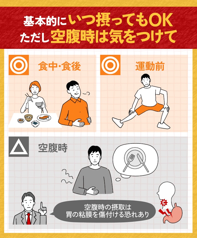 カプサイシンサプリはいつ摂取するべき?