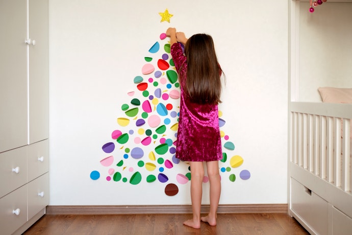 クリスマスツリーのタペストリーのつけ方は?
