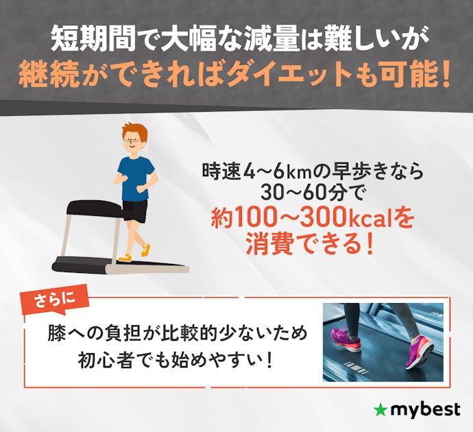 ウォーキングマシンでダイエットはできる?