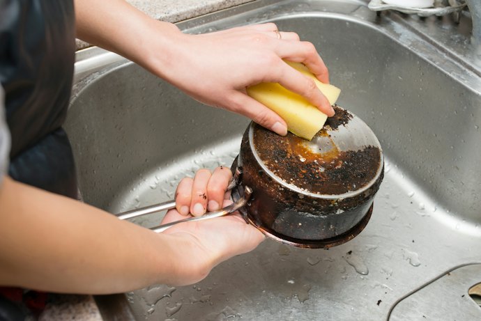 焦げついたときの落とし方とお手入れは?
