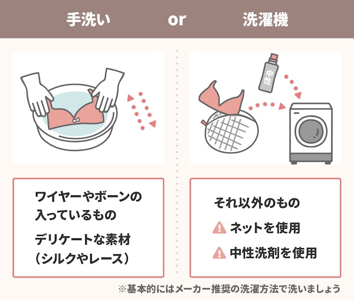 下着を長持ちさせる正しい洗い方とは?
