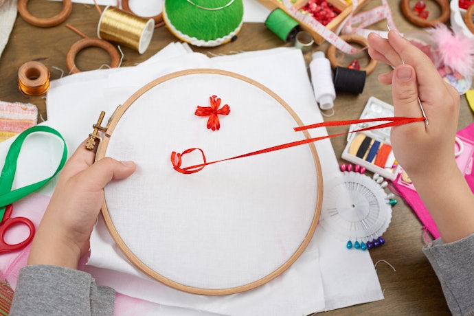 刺繍枠の使い方のポイントは?布はどうつける?