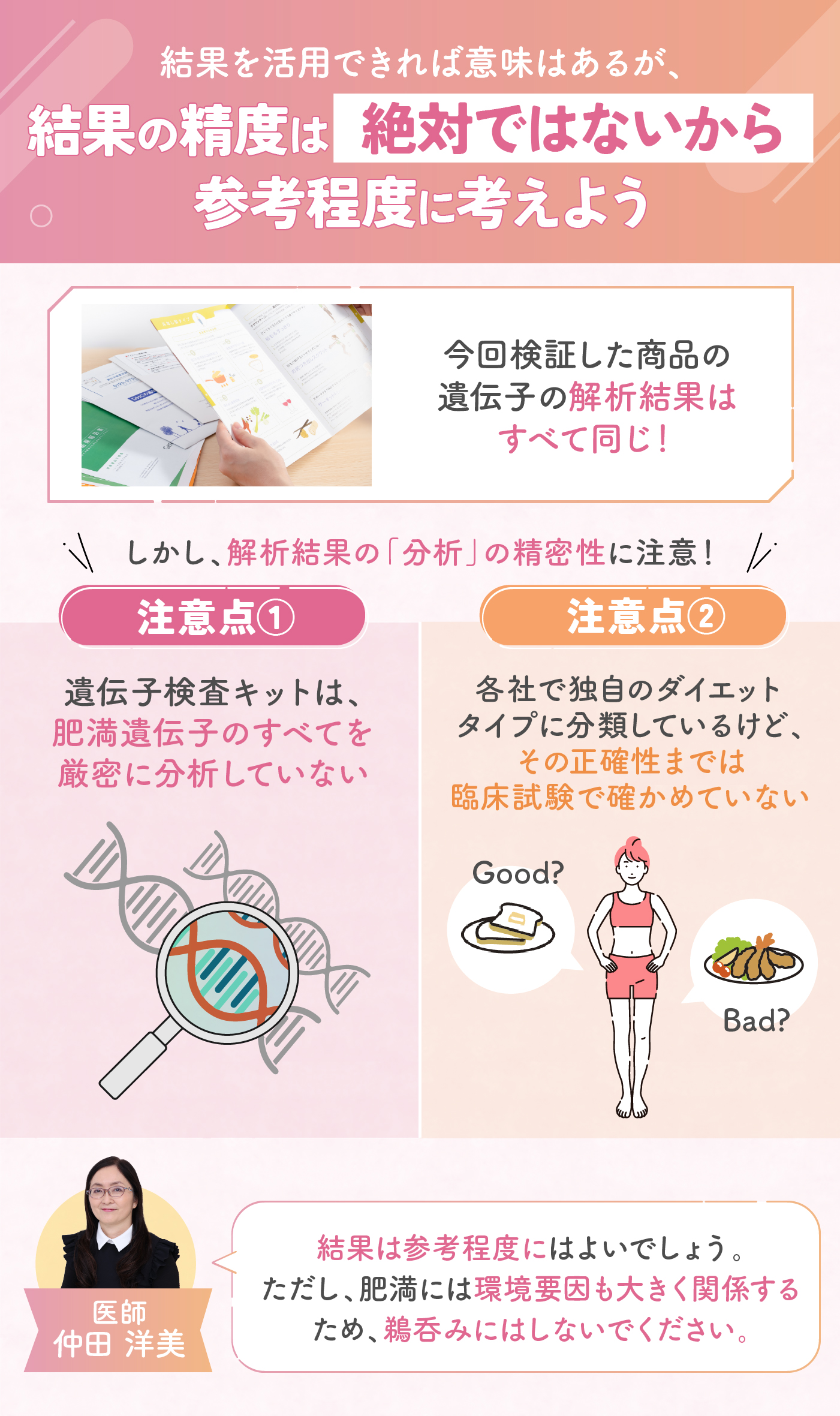 徹底比較】ダイエット遺伝子検査キット・肥満遺伝子検査キットの