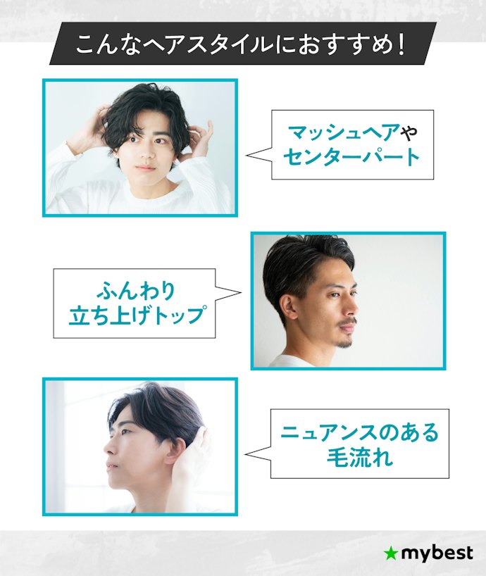 メンズヘアアイロンはどんなヘアスタイルにおすすめ?