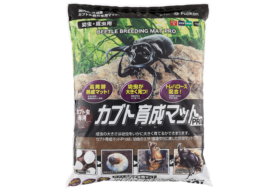 カブトムシ幼虫の餌 大きくなる！発酵マット【6袋】雑虫が湧きません！