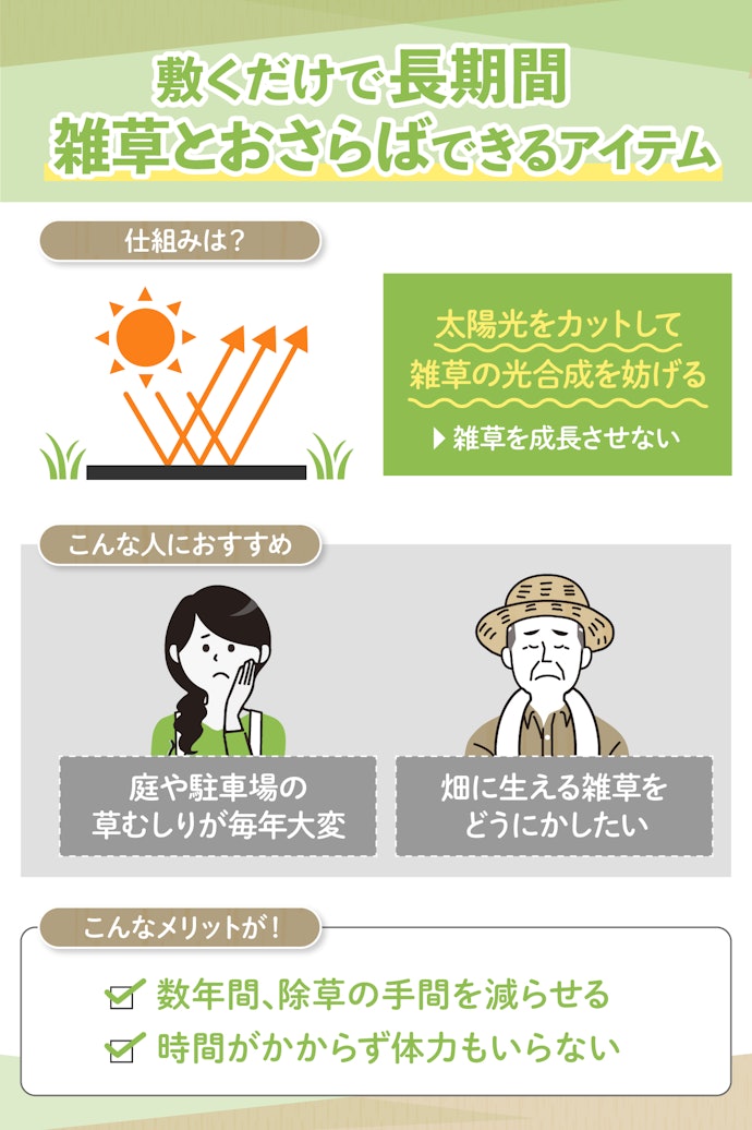 防草シートとは?