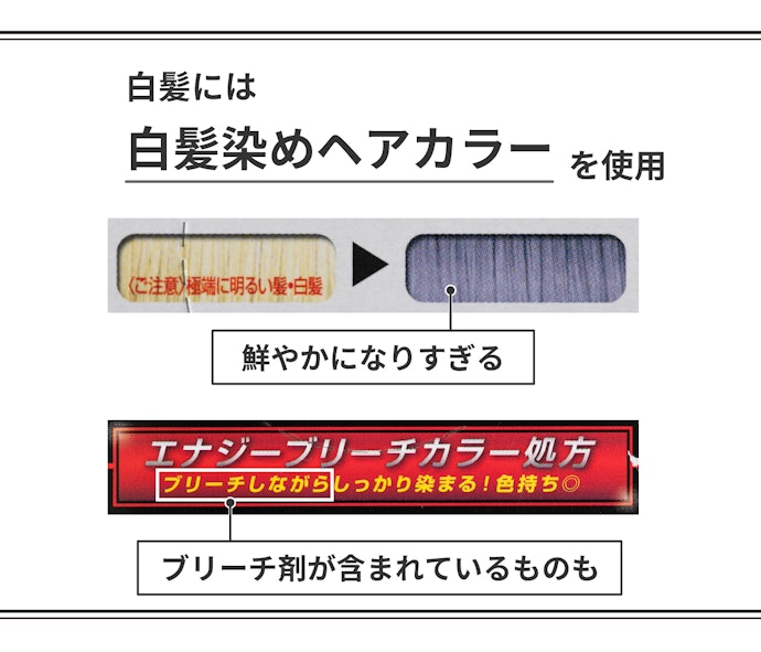 白髪に使用してもよい?