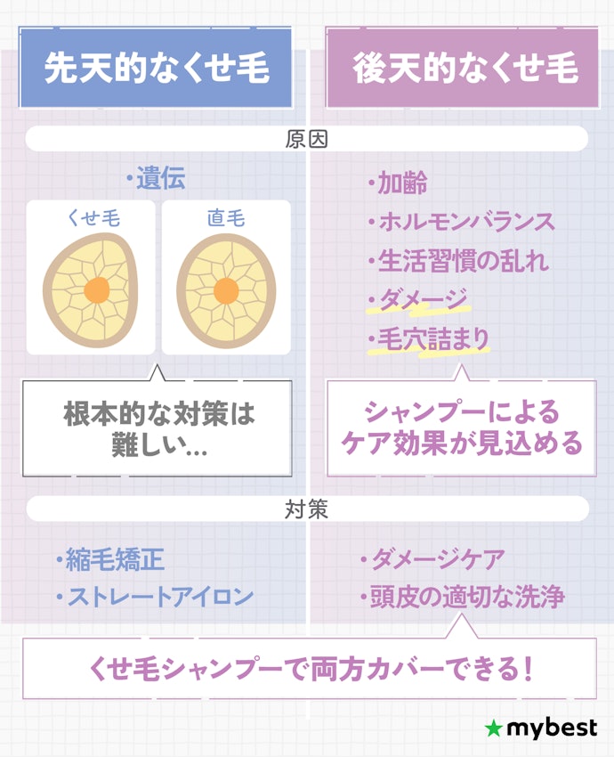 くせ毛・うねりはシャンプーで治る?