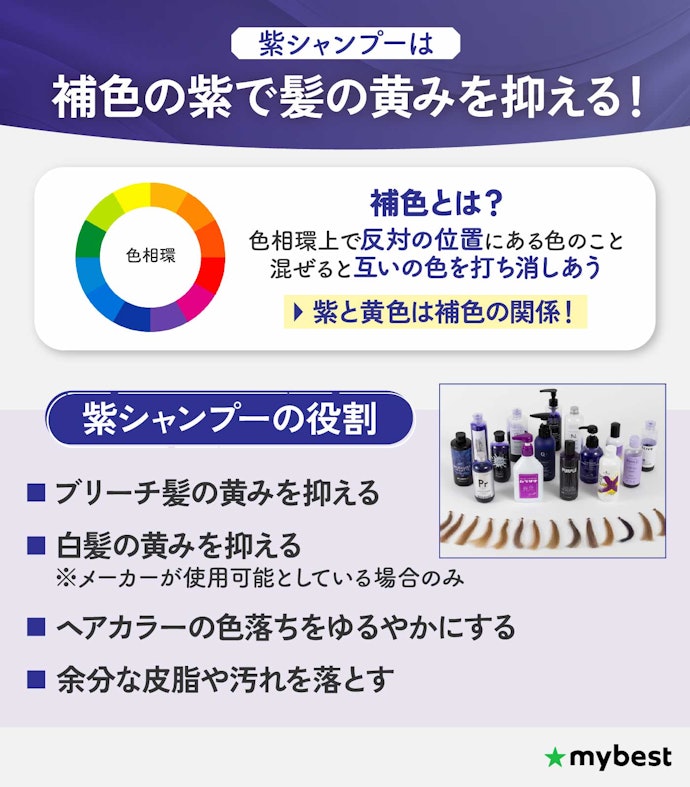 紫シャンプーの効果は?