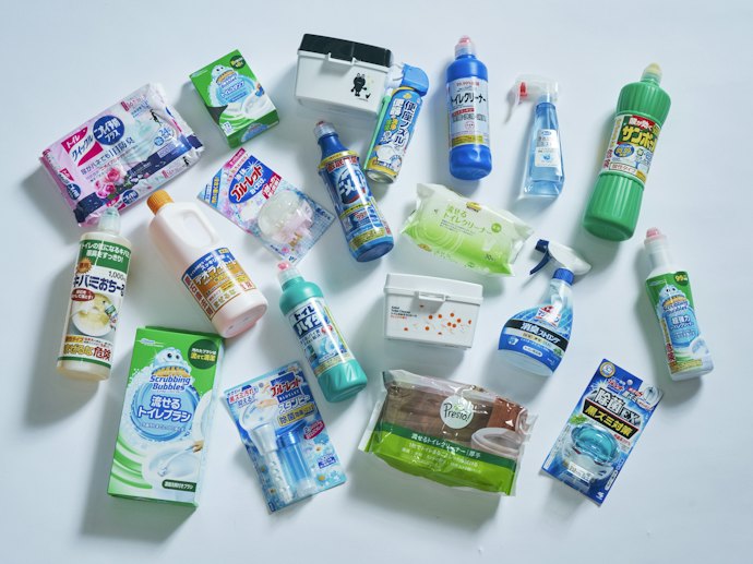トイレスタンプは、ほかの洗剤と併用できる?