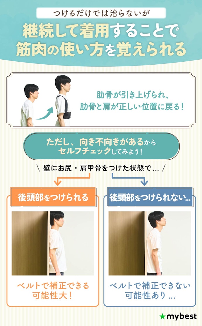 猫背矯正ベルトの効果は?猫背は治せる?