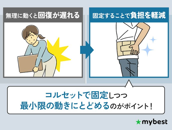 ぎっくり腰のときに腰痛ベルトは使っていい?