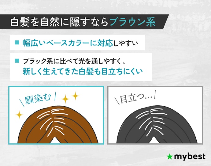 美容師に聞いた!白髪を自然に隠せる色選びは?
