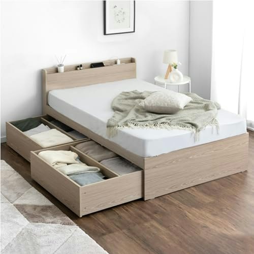 収納付きシングルベッドの魅力は?狭い部屋でも広々使える?