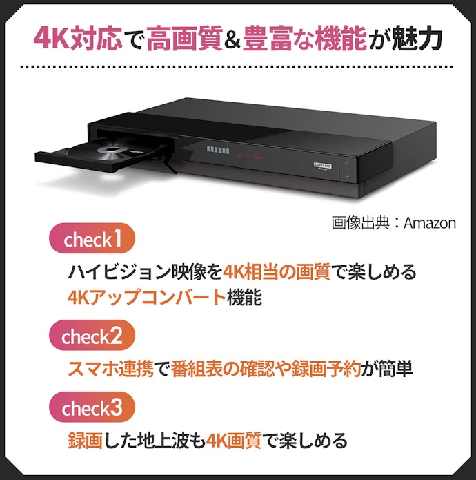 4Kで番組視聴!SONYのブルーレイレコーダーの魅力は?