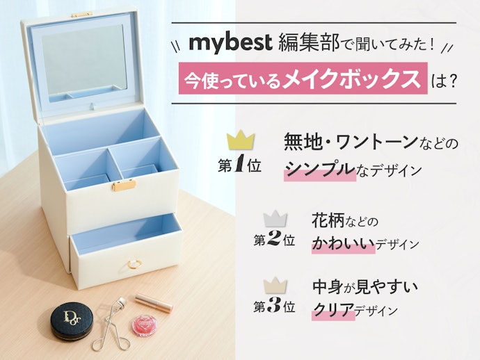 50人に聞きました!今使っているメイクボックスは?