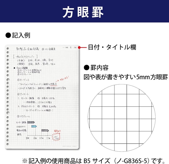 方眼ルーズリーフを使用するメリットとは?